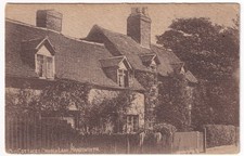 Old Cottages Church Lane Handsworth Birmingham Staffordshire Postcard Collotype