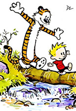 Calvin and Hobbes "Comic Strip Classic" Original Pop Art Print - 13 x 19 Poster