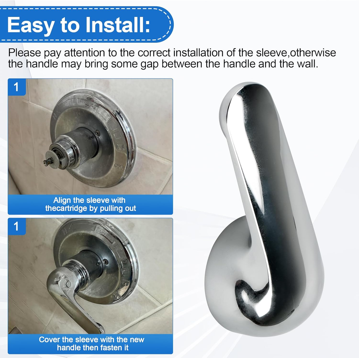 Matte Black Shower Handle Set Delta 13/14 Series Shower Handle Trim Kit