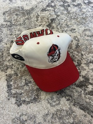 Vintage Georgia Bulldogs American Needle Blockhead Snapback Hat Rare