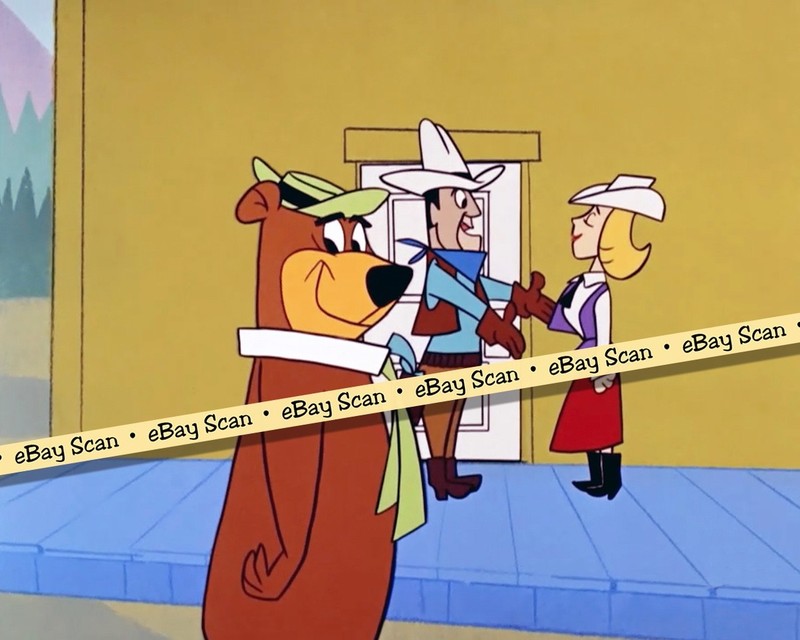 Rare! YOGI BEAR Cartoon Color TV Photo HANNA BARBERA Studios