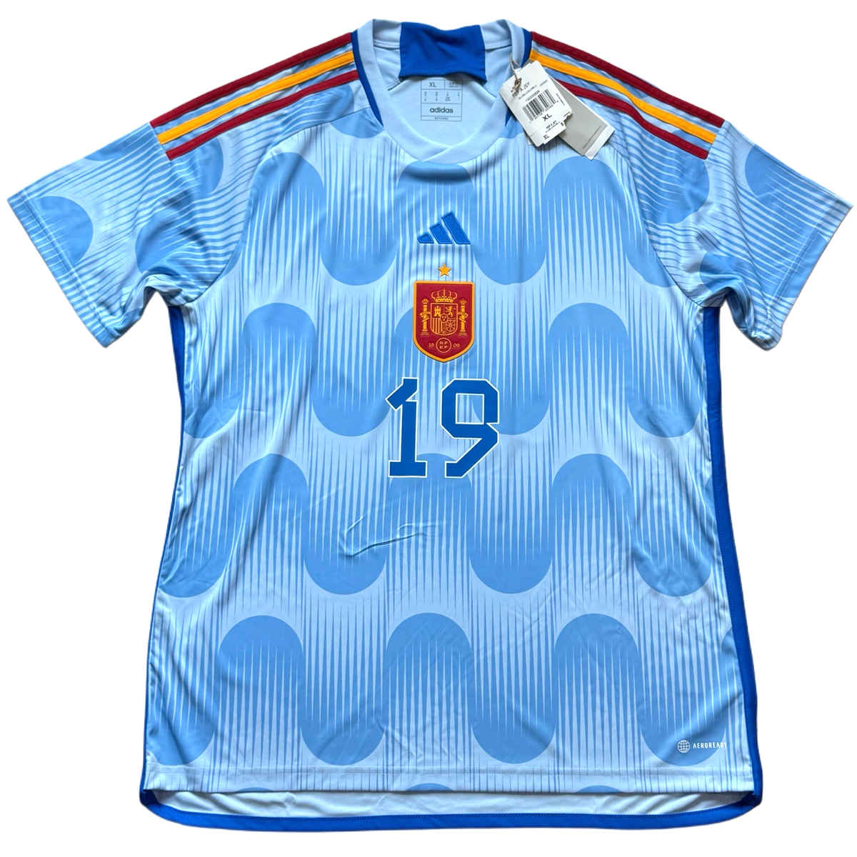 2022/23 Spain Away Jersey #19 Lamine Yamal XL adidas International