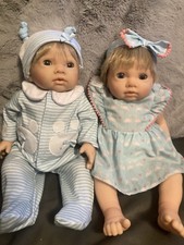 Tiny Treasures Twin Dolls Weighted Lifelike