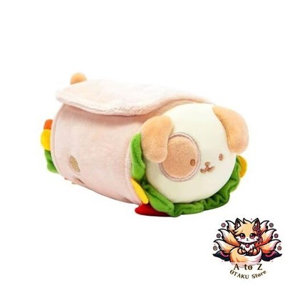NEU IRIS RAIN ANIROLLZ Small Basic Serie Burrito Welpe Plüschtier 10 x 9 x 18 cm