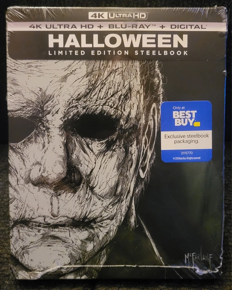 Halloween Trilogy 4K-Blu-ray Best Buy Steelbook Lot (Factory Sealed) OOP  - Image 2 of 4