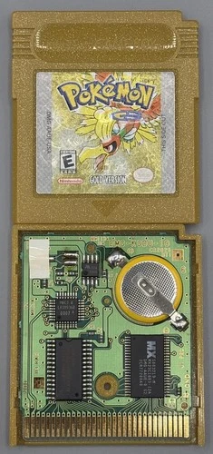Pokemon Gold Nintendo Game Boy Color, 2000 GBC Authentic 💯Tested✅ New Battery🔋
