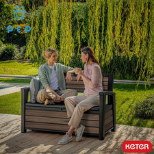 Keter Rosewood 227 Litre (60 Gallon) Storage Bench