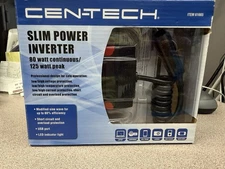 CENTECH 61665 SLIM POWER INVERTER 80 WATTS CONTINU/125 WATT PEAK New