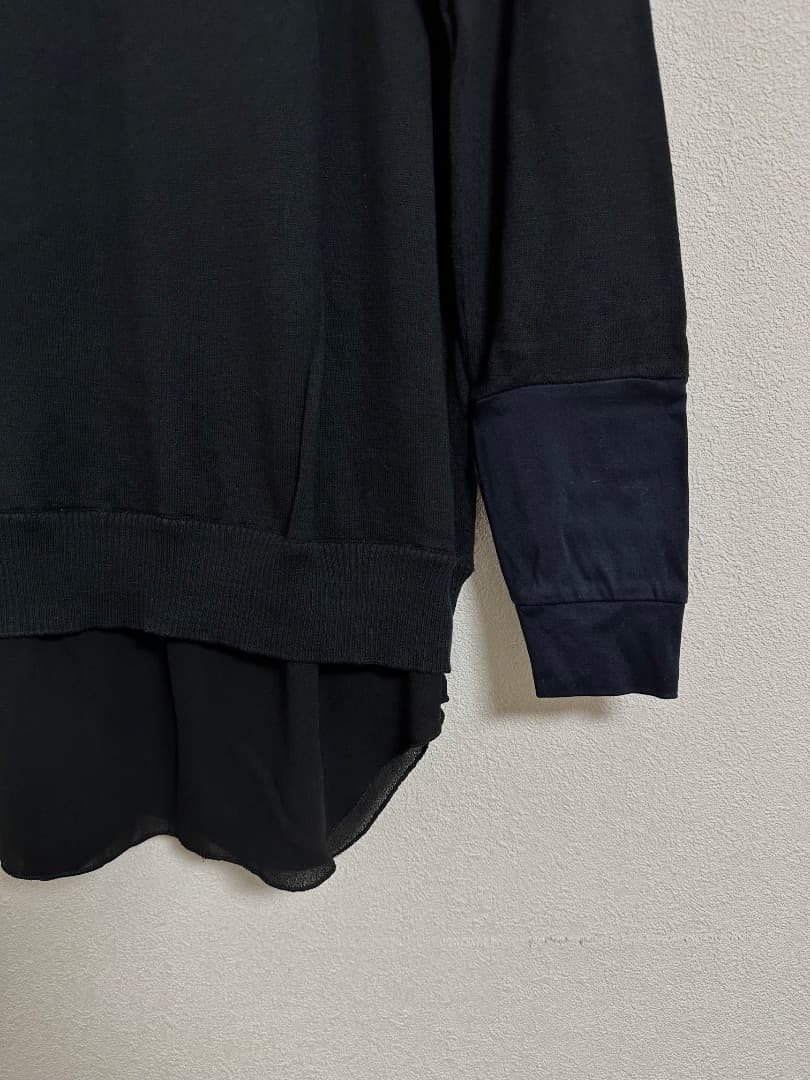 UNDERCOVER Cotton Polyester Docking Layered Cardi… - image 6