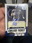 2021 Panini Contenders Draft Picks - College Ticket Autographs Deon Jackson #131