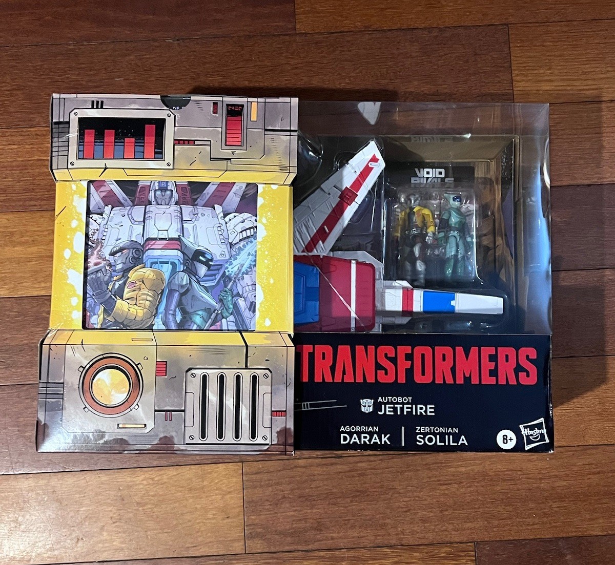 SDCC 2025 Hasbro Exclusive Transformers Jetfire Void Rivals Set