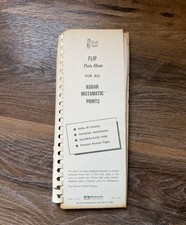 Vintage Kodak Flip Photo Album Spiral Bound 90 Prints 1973 Family Pics