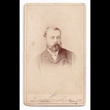 CDV, Bearded Man. Arthur Debenham Card, Ryde, Isle of Wight.