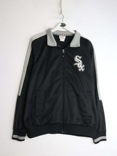 Chicago White Sox Track Jacket Mens XL Black MLB
