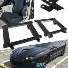 Fit 93-02 Camaro Firebird Tensile Steel Racing Seat Mounting Brackets Rail Track Fit 93-02 Camaro Firebird Tensile Steel Racing Seat Mounting Brackets Rail Track
