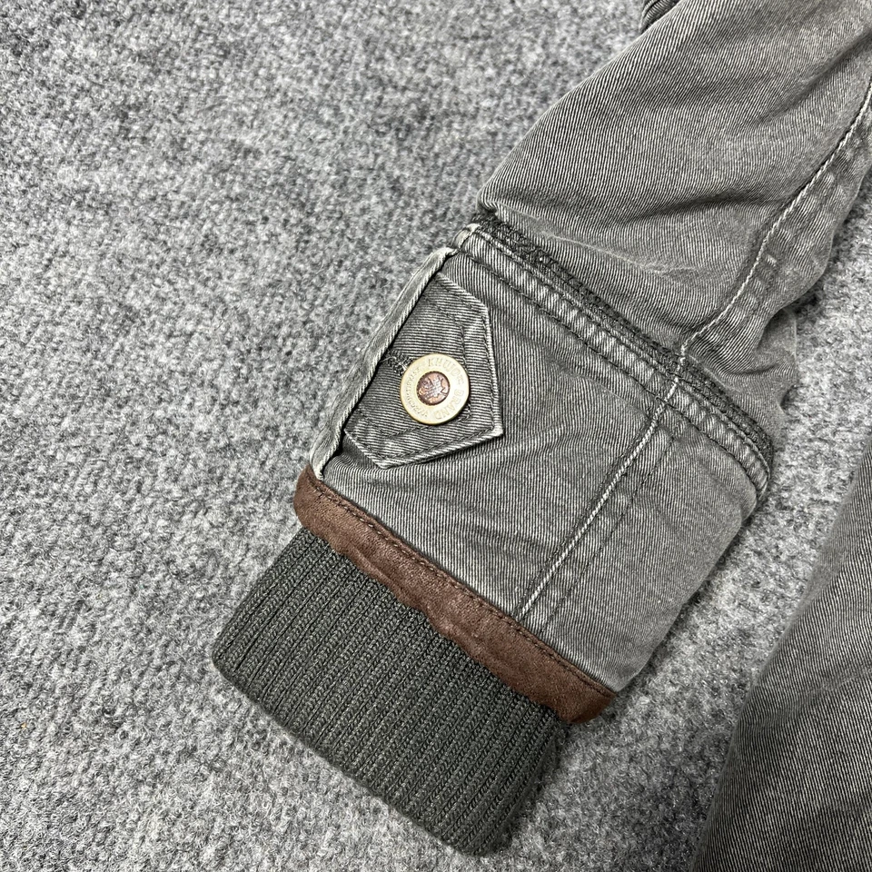 Abrigo Parka Khujo Mujer Mediano Grande Gris Electra Acolchado Forrado Largo Utilitario Foto 3 de 4