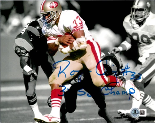 ROGER CRAIG SIGNED AUTOGRAPH 8X10 PHOTO SAN FRANCISCO 49ERS BECKETT BAS COA