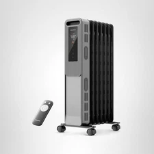 PELONIS Oil Filled Radiator Portable Radiant Heater Timer Remote 1500W 3 Modes