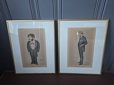 Antique William Schwenck Gilbert and Mr. Arthur Sullivan Vanity Fair Print 1874