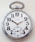 ANTIQUE 16s ILLINOIS BUNN SPECIAL 21 JEWEL RAILROAD POCKET WATCH