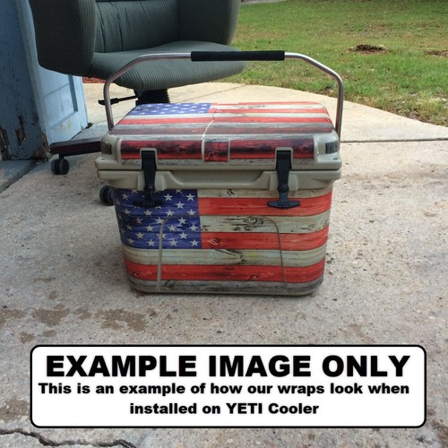 Vinyl Cooler Wrap fits YETI Tundra 35 | Decal Skin FULL - Texas Flag WD - Picture 3 of 6