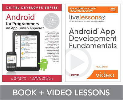 Android App Development Fundamentals/ Android for Programmers: An App-driven Ap