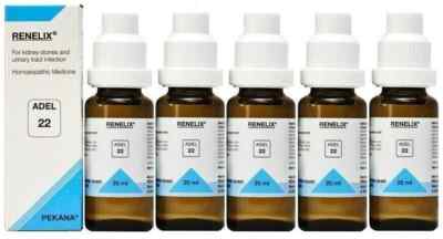 Pack of 5 ADEL22 Renelix Drop 20ml Homeopathic Drop / Free Shipping ...