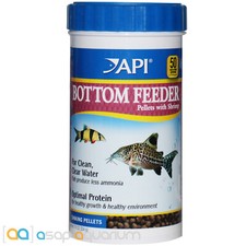 API Bottom Feeder Pellets with Shrimp 7.9oz Pellet Fish Food for Bottom Feeders