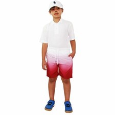 Kids Boys Wine Shorts Two Tone Summer Chino Short Knee Length Half Pants 3-13 Yr