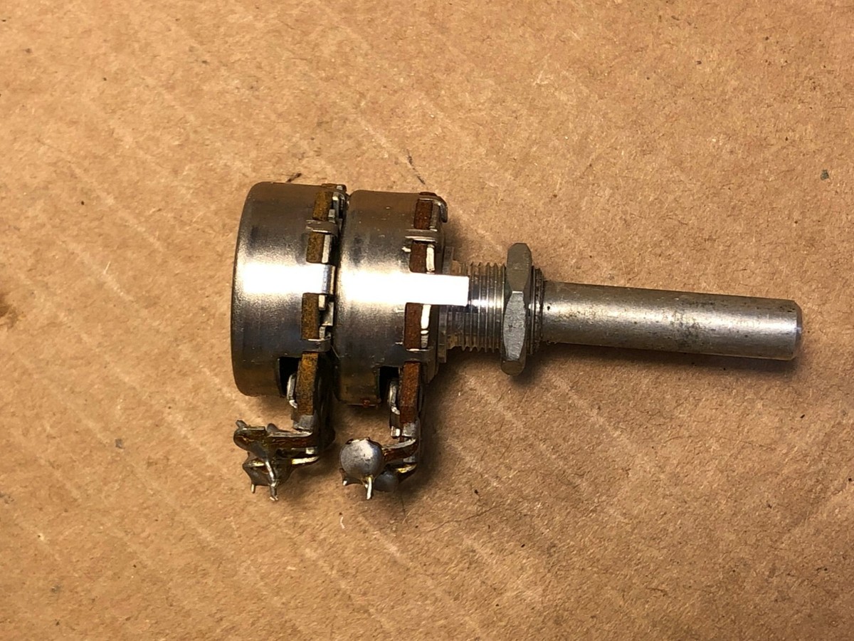 VINTAGE 1971 STACKPOLE 500k 50k ohm double ampli guitare potentiomètre commutateur d