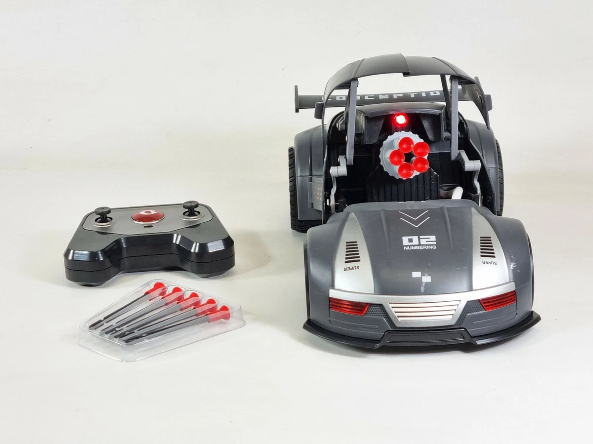 RC Toy Car Bullet Firing Tank Shooting Electric Transformer 2.4g Robot Laser UK