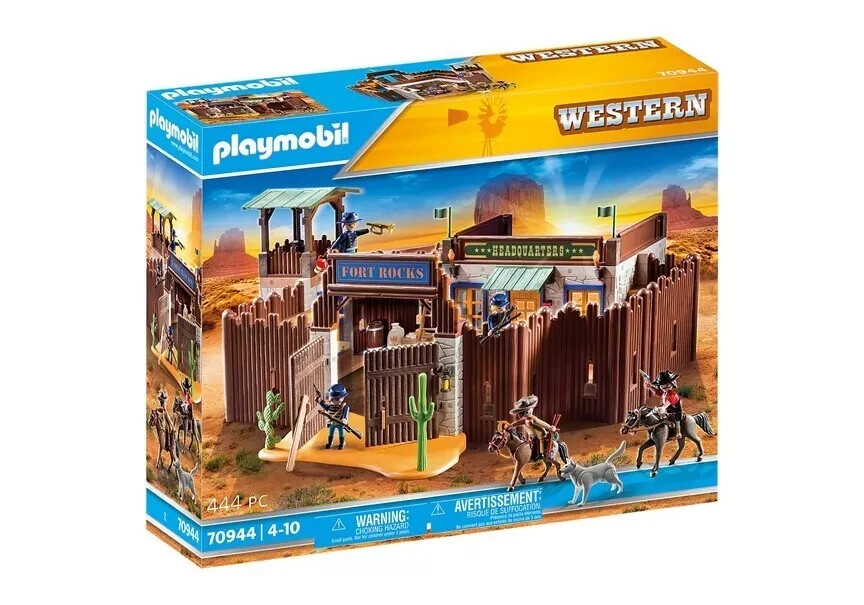 Playmobil Western Fuerte del Oeste Fort Rocks ACW nordistas guerras indias  70944