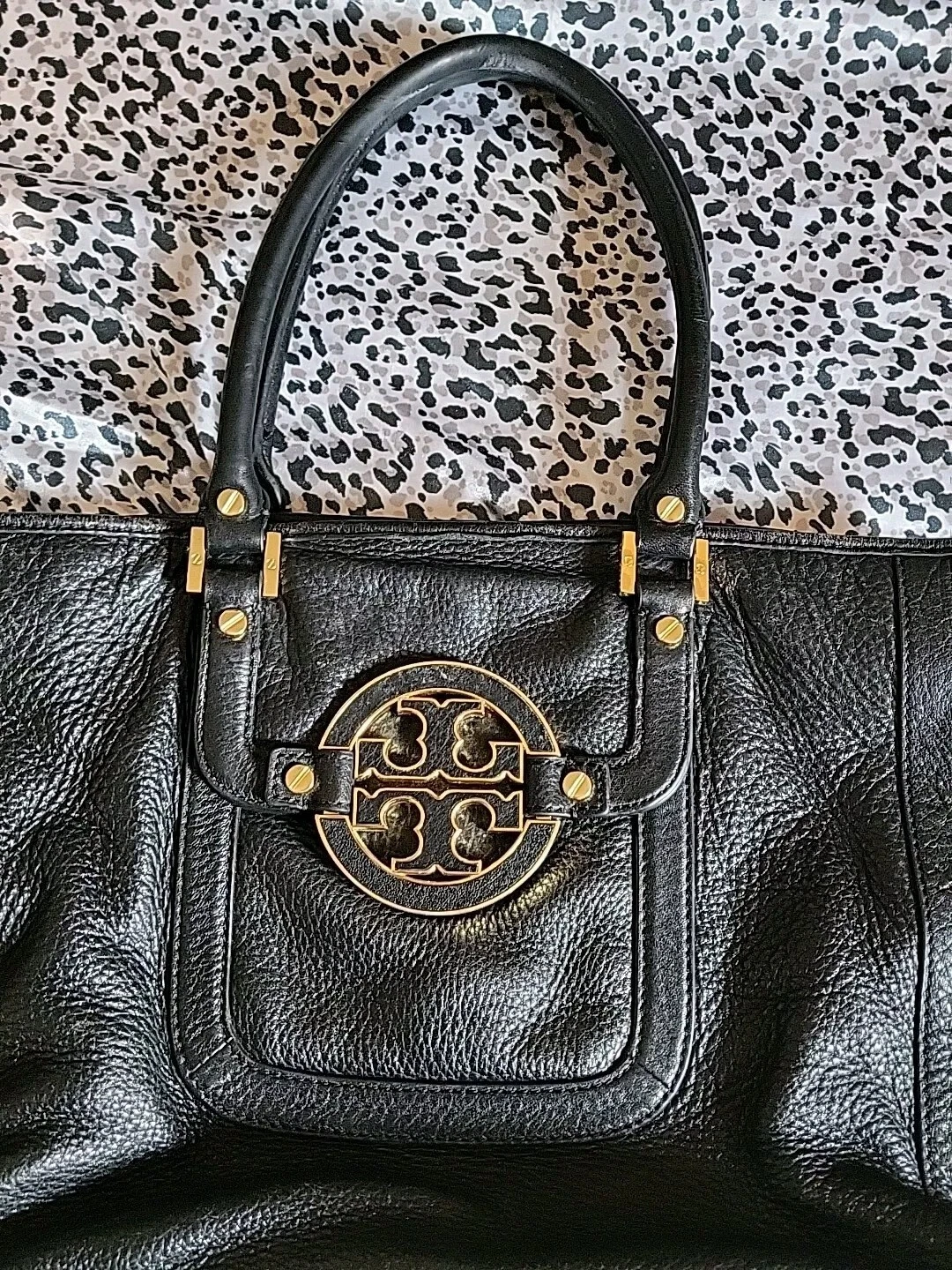 Borsa a tracolla Tory Burch nera