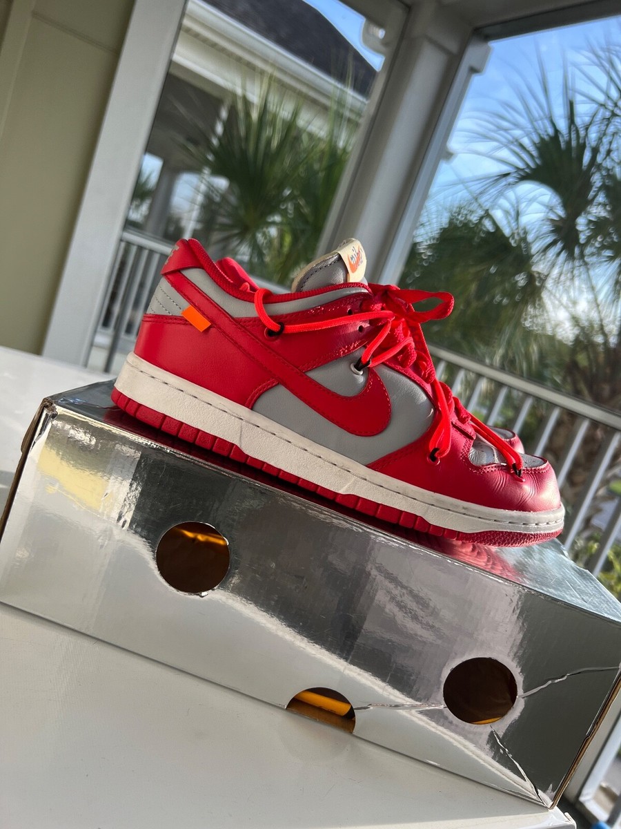Size 7 - Nike Dunk Low x OFF-WHITE University Red 2019