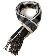 Alpine Swiss Mens Plaid Scarf Softer Than Cashmere Scarves Winter Shawl Top