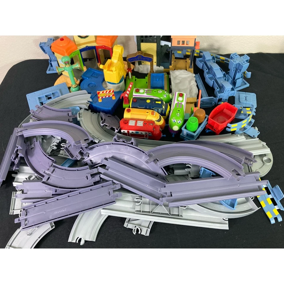Chuggington Interactive Train Set Playset Tracks Engines Lot Kids Toy Bundle - Image 3 of 4