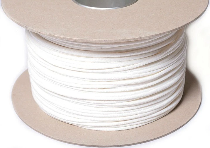 7MM Blanco Lavable Tubería Cuerda, Tapicería Etc, Disponible En Diferente Largos - Imagen 1 de 1