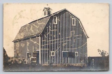 RPPC Barn Cross Real Photo P727