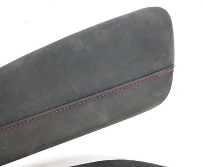 2017-2024 Camaro ZL1 1LE Suede Door Panel Pad Bolster Pair L&R Red