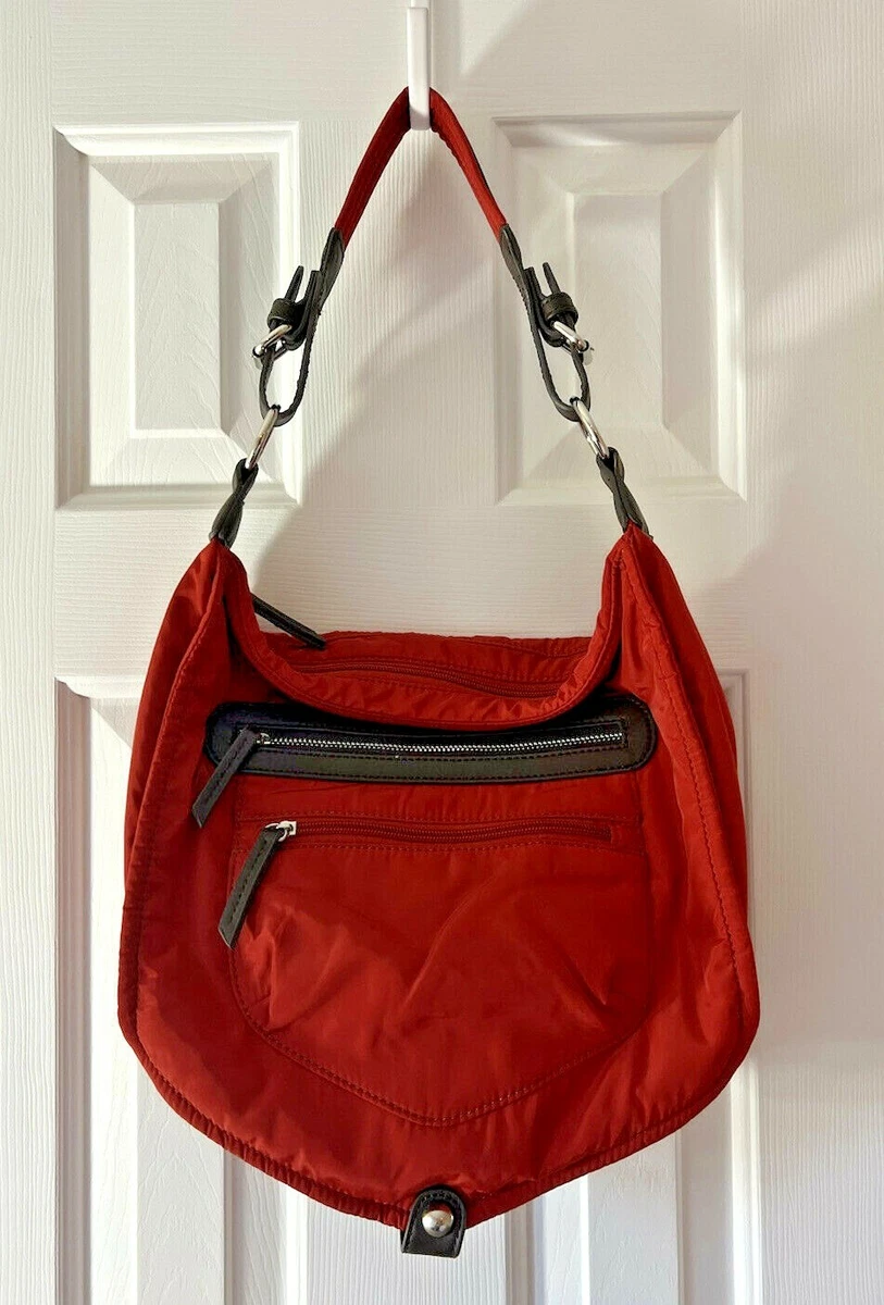 Sondra Roberts Burnt Orange Nylon Shoulder Handbag | eBay