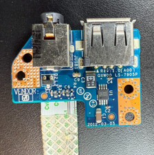 Dell Latitude E5430 Laptop USB 2.0 Port Audio Board LS-7905P Ribbon Cable 2VYFR