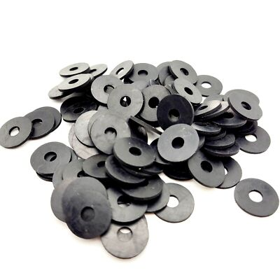 #ad #ad 1 4quot; ID Rubber Flat Washers 3 4quot; OD 1 16quot; Thick Sealing Spacer 1 4 x 3 4 x 1 16 $13.59