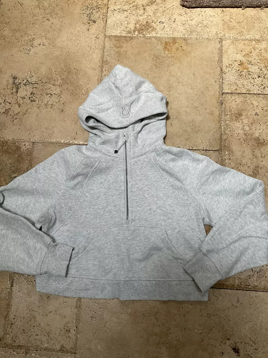 Lululemon Scuba Oversized 1/2 Zip Hoodie Heathered Core Ultra