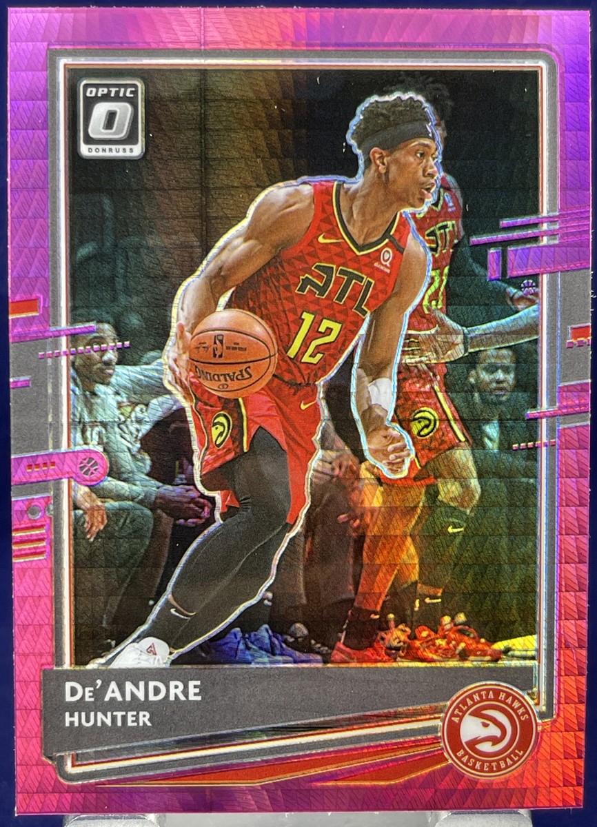 NBA Donruss Optic 2020-21 DE'ANDRE HUNTER HAWKS HYPER PINK PRIZM