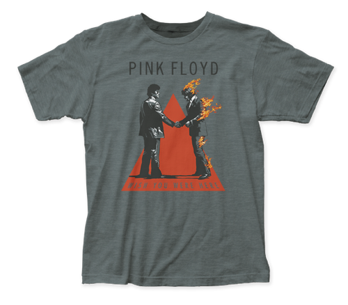 PINK FLOYD BURNING MAN PYRAMID ROCK TEE 