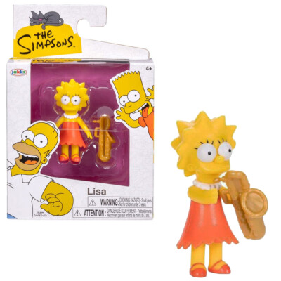 Die Simpsons 7 cm Mini Figur mit Zubehör Wave 1: Lisa Simpson