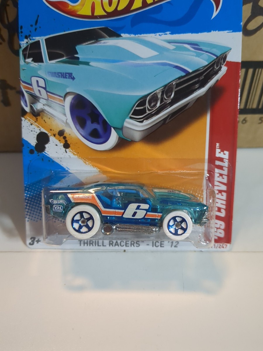 2012 Hot Wheels Thriller Racers Ice #211 '69 Chevelle Blue | eBay
