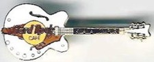 Hard Rock Cafe KUALA LUMPUR 1999 White Falcon GUITAR PIN - HRC Catalog #4236
