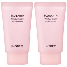 The Saem Eco Earth Pink Sun Cream SPF50 PA 50g 2 units Sunscreen