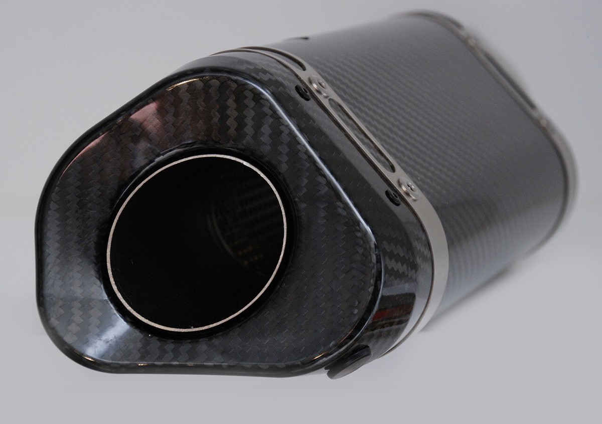 GravesSlip On Carbon Fiber Exhaust Graves EXK-13ZX6-CETC For 09-18